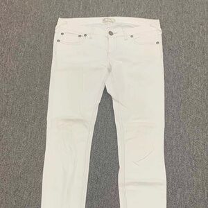 Free People White Skinny Jeans Women’s W30 Stretch Denim